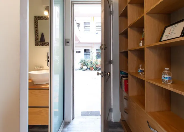 Encantador Estudio Privado Con Bano Y Kitchenette * Mexico City