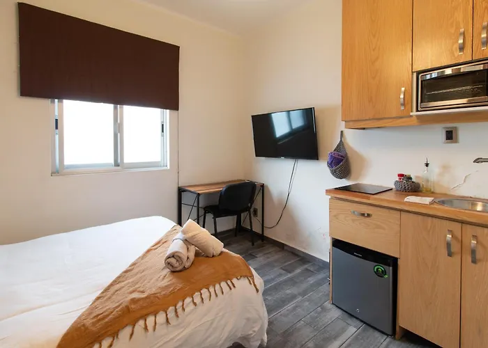 Apartment Encantador Estudio Privado Con Bano Y Kitchenette